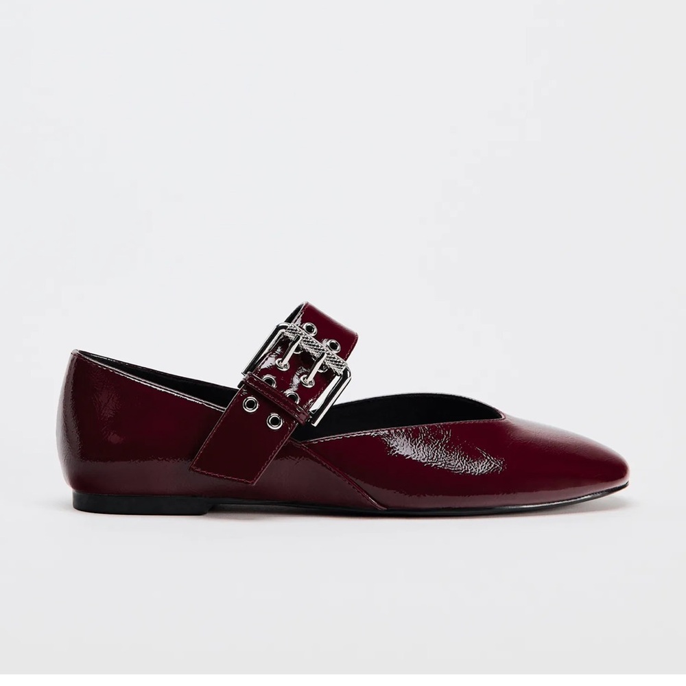 Zara Buckle Mary Jane Flats ❤️